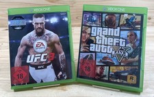 2x Xbox One Spiel • Grand Theft Auto V Five + EA Sports UFC 3 #B26