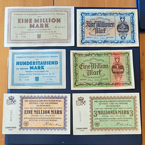 Notgeld gutschein bayern - notgeld/gutschein,