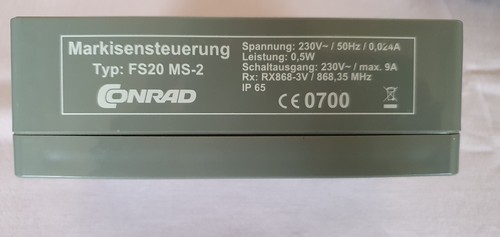 Fs20 markisensteuerung mit - ms,