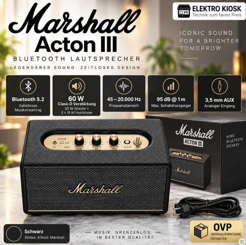 Marshall acton iii bt - 🔊,