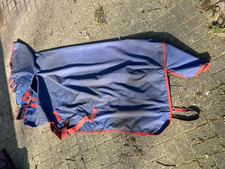 Horseware Amigo Mio All-In-One Turnout lite dark blue  Regendecke mit Halsteil