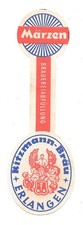 altes Bieretikett Brauerei