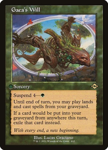 Magic mtg gaea will - gaea's, (v.1)