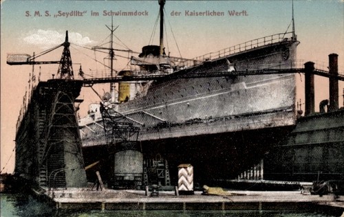 Deutsches kriegsschiff sms - ak,