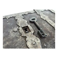 Eisen Truhe Eisenkassette Kriegskasse Soldtruhe wohl um 1650 - 1700 Kleines Mod.