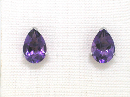 Amethyst ohrstecker 585 - ohrstecker,