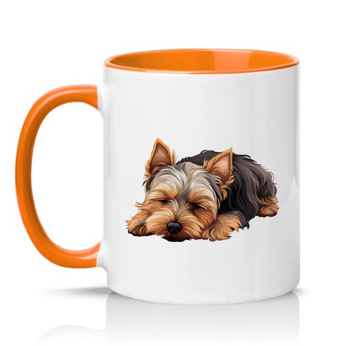 Schlafender yorkshire terrier - yorkshire,