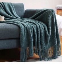 Strickdecke Decke Sofa Bett