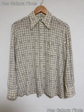 HERMES Wool Plaid Long Sleeve