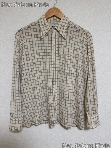 Hermes wool plaid long sleeve - hermes,