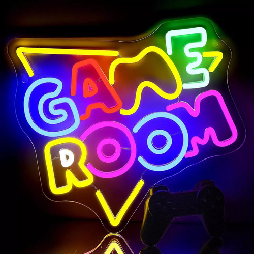 Neon playstation lampe symbole - neon,