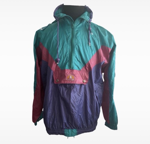 90s windbreaker jacke xxl - windbreaker, xl