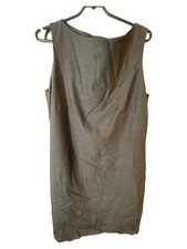 Hirsch Businesskleid Damen Gr. 40/L Grau Elegant Wolle