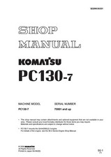 Komatsu PC130-7 - Workshop