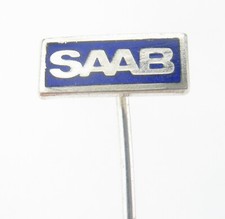 SAAB Anstecknadel Pin 925 Sterling Silber 11 x 4 mm Schweden Auto Sporrong Car