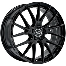 ALUFELGE MSW MSW 29 FUR VOLKSWAGEN GOLF V R32 8.5X19 5X112 GLOSS BLACK TE4