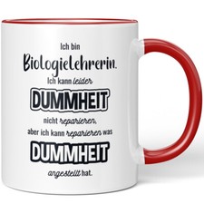 Ich bin Biologielehrerin. Ich