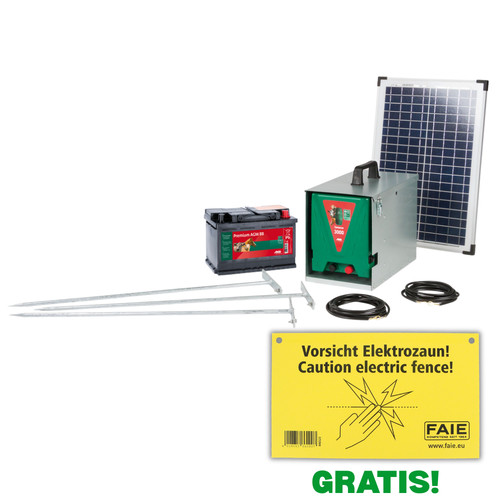 Faie weidezaungeräte solarset - faie, weidezaungeräte-solarset
