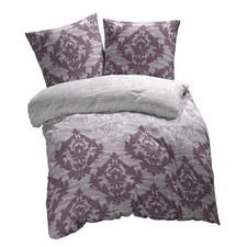 Bettwäsche Renforcé Baumwolle - etérea Set Barock Blau Lila Setgarnitur