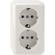 Merten SCHUKO-Doppel-Steckdose MEG2421-8719 Steckdosen SCHUKO-Doppel-Steckdose