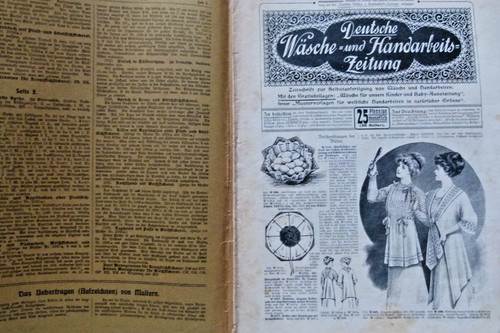 Altes modeheft 1910 - altes, v.