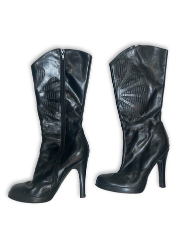 Shellys london schwarze leder - london,
