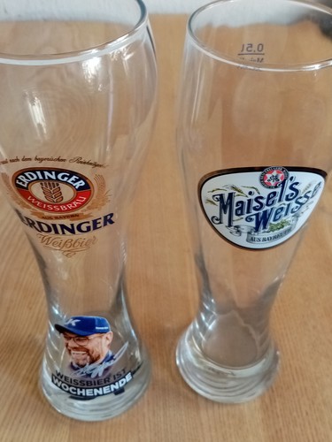Bierglas sammlung erdinger - sammlung,