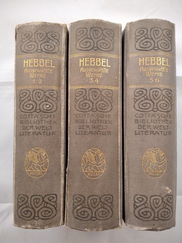 Hebbels ausgewählte werke - werke, in