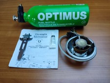 Optimus Nova T80 / Polaris Multifuel + Primus Ergopump + Trangia Brennerschale