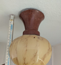 40er Jahre Deckenlampe Marmor