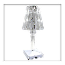 2 Stück LED Kristall Tischlampe USB Touch Dimmbar Diamant Party Nachtlicht 