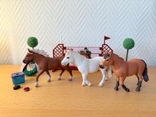 Schleich- 3 Pony Stuten inkl