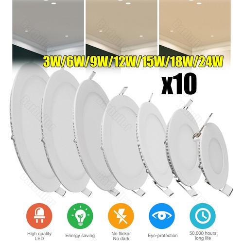 10x led einbaustrahler decken - led,