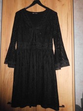 Damen Spitzenkleid, schwarz