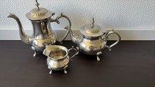 Antikes, versilbertes Kaffee-