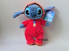 Disney Stitch Strampler Schlafanzug Kapuze Ananas Simba Stofftier (T187)