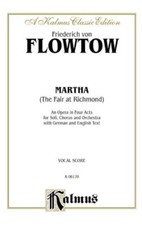 Martha: Vocal Score (German, English Language Edition), Vocal Sc