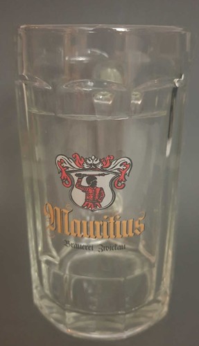 Bierkrug glas mauritius - bierkrug,