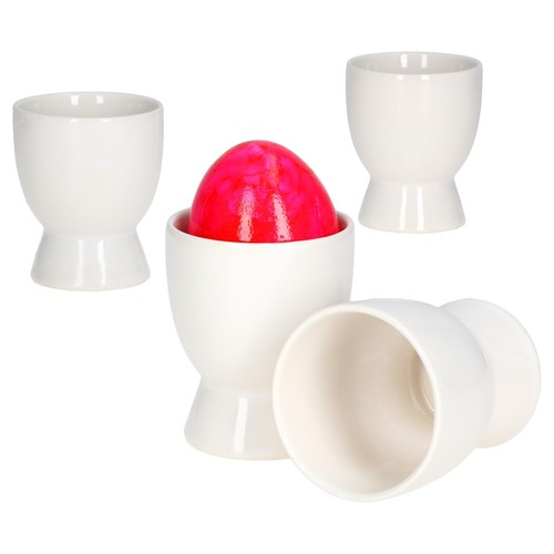 Eierbecher weiß - 4x, xl-