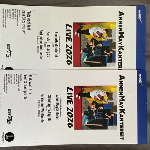 Annenmaykantereit live 2026 - annenmaykantereit,