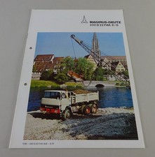 Prospekt Magirus-Deutz LKW 232