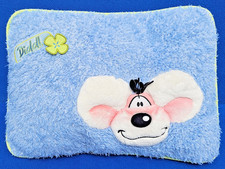 DIDDL KISSEN MAUS DEKO LOUNGE 32 X 22 CM MOUSE SCHMUSEKISSEN DEPESCHE BLAU
