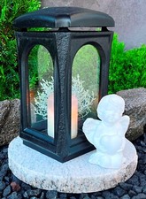 Grablaterne Sockel Engel