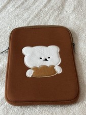 IPad Tasche mit Bär braun