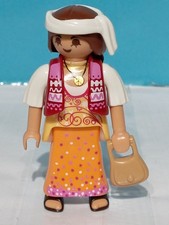 PLAYMOBIL FIGUR MÄDCHEN FRAU HIPPIE HIPPIE 80ER JAHRE FRIEDEN