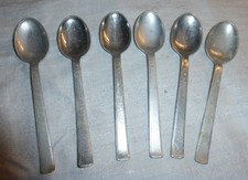 6Teile DDR Alekto Alu Besteck