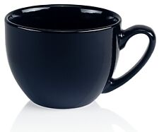 Jumbotasse Suppentasse XXL Tasse Becher Jumbobecher 600ml Porzellan Schwarz