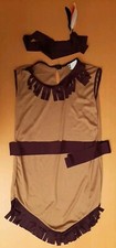 Fasching / HALLOWEEN / Kostüm Indianerin, Gr. 128,  5-7 J., gebraucht, #F 19