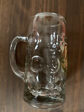 1 Liter XXL DDR Bierkrug Glaskrug Pressglas Glas Humpen Bierglas Pöhla Bräu