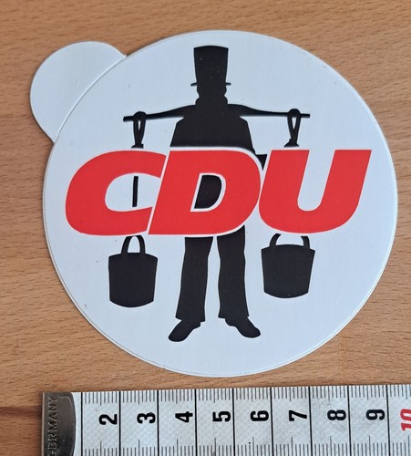 Cdu hamburg alter aufkleber - hamburg,